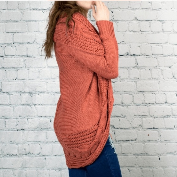 Rust Shrug Cardigan - Picture 4 of 4